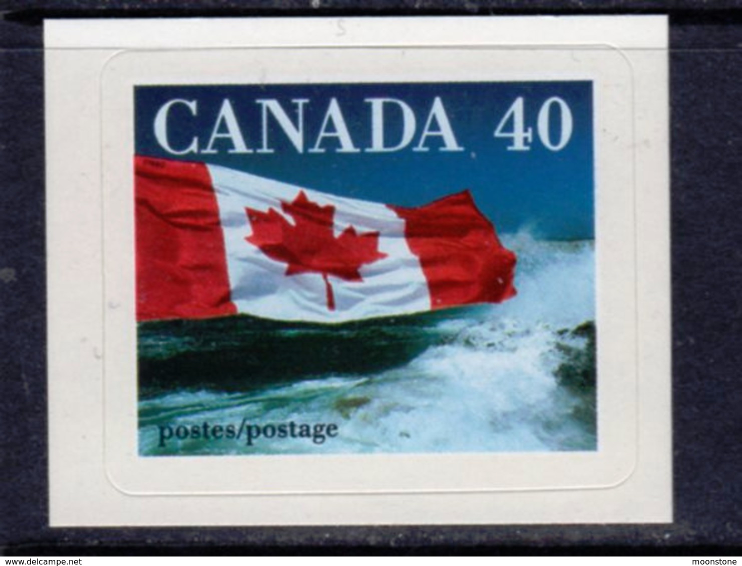 Canada 1989 Flag Self-adhesive 40c Value, MNH, SG 1328c - Unused Stamps