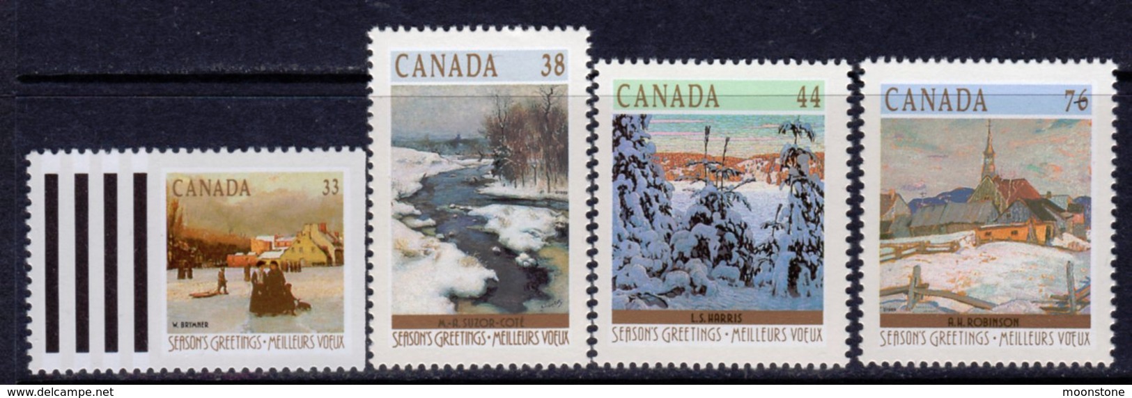 Canada 1989 Christmas Set Of 4, MNH, SG 1342/5 - Unused Stamps