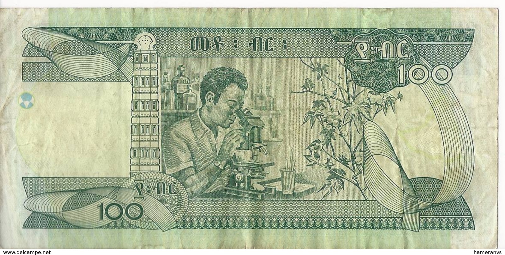 Etiopia - 100 Birr 1989 - P.50a - Ethiopia