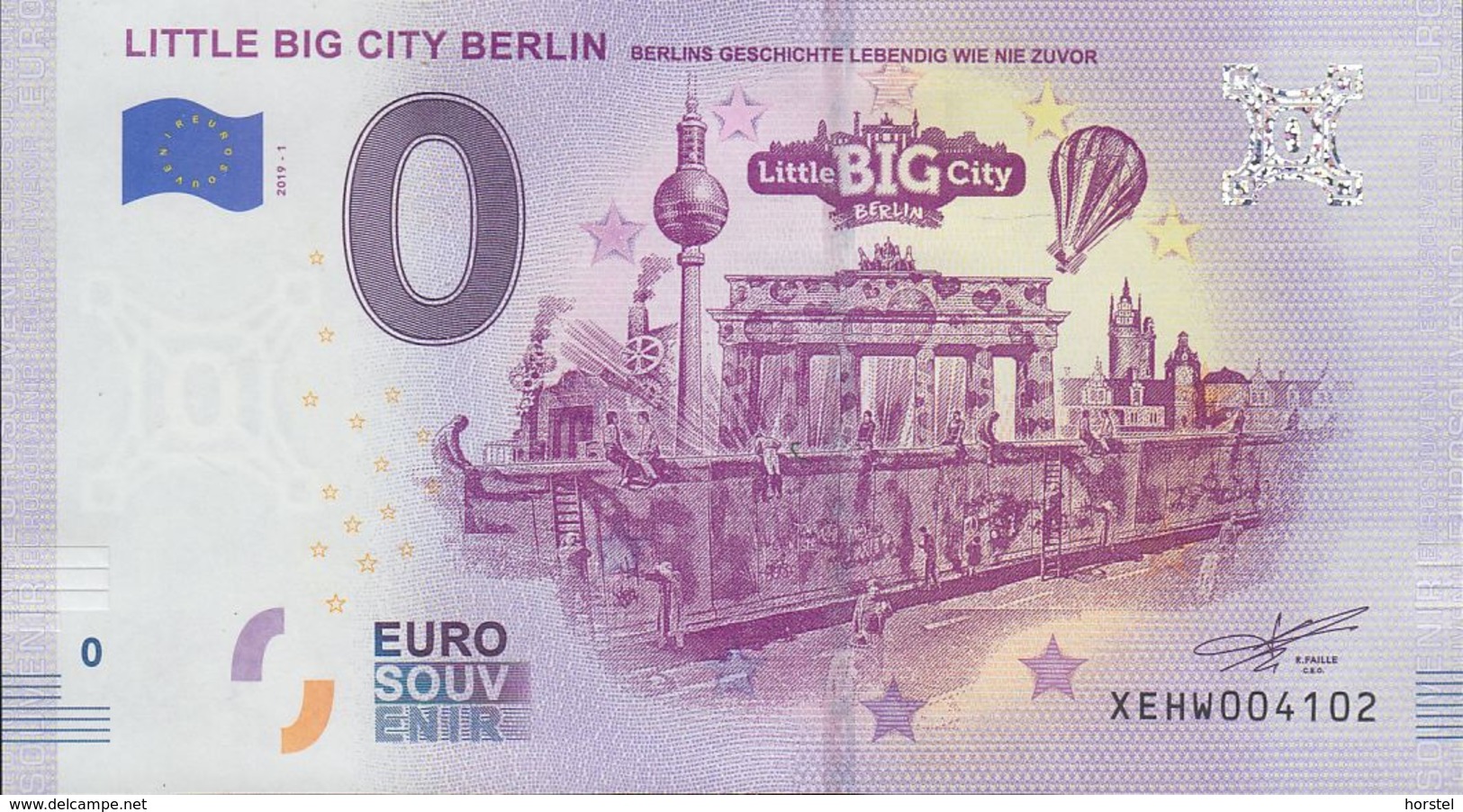 GERMANY O Euro Schein Berlin Little Big City - Privéproeven