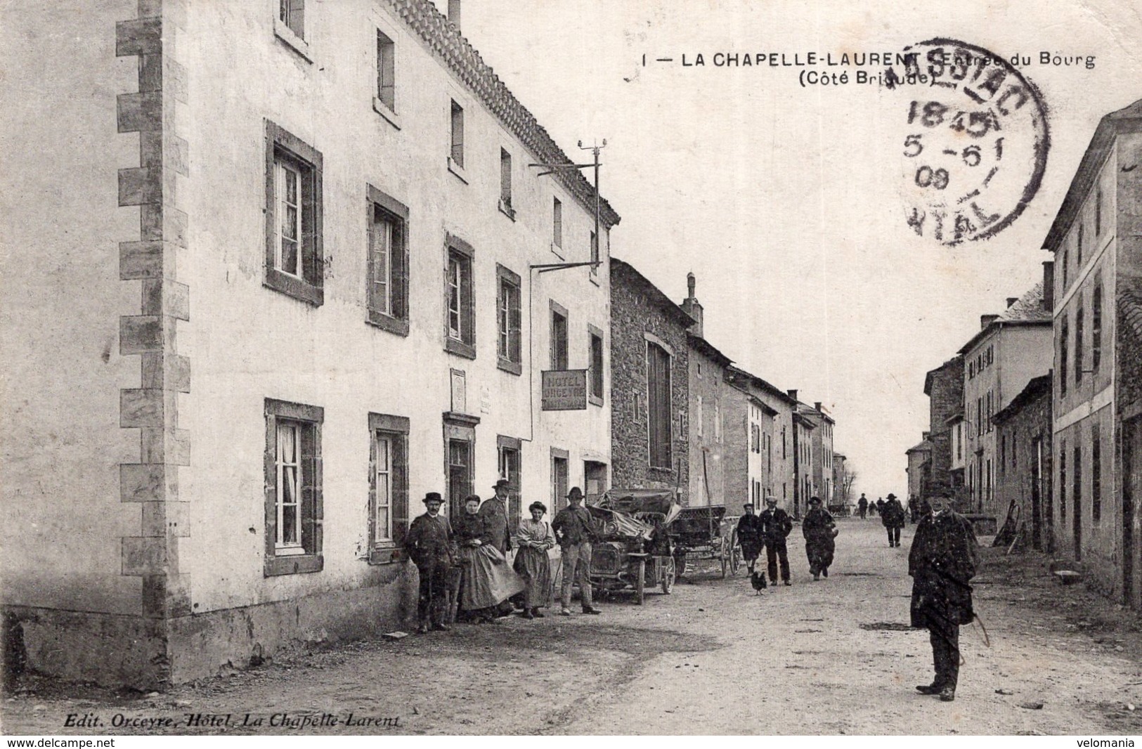 S2703 Cpa 15 La Chapelle Laurent - Entrée Du Bourg " Côté Brioude " - Autres & Non Classés