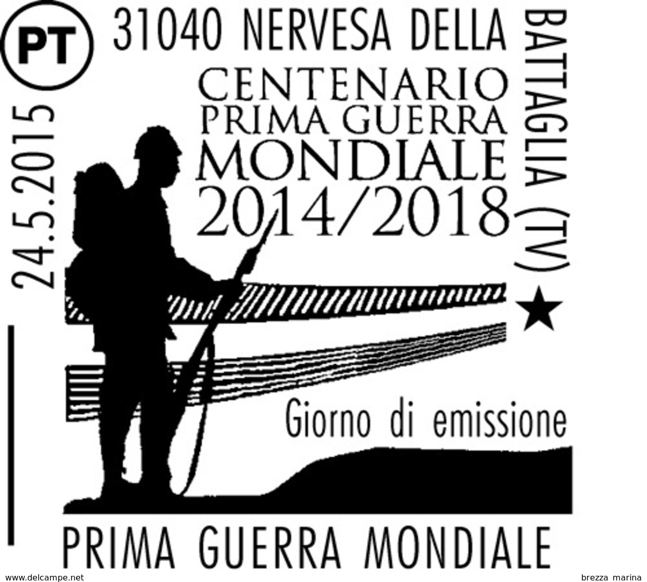 Nuovo - MNH - ITALIA - 2015 - Centenario Della Prima Guerra Mondiale - In Cielo - Francesco Baracca - 0,80 - 2011-20:  Nuovi