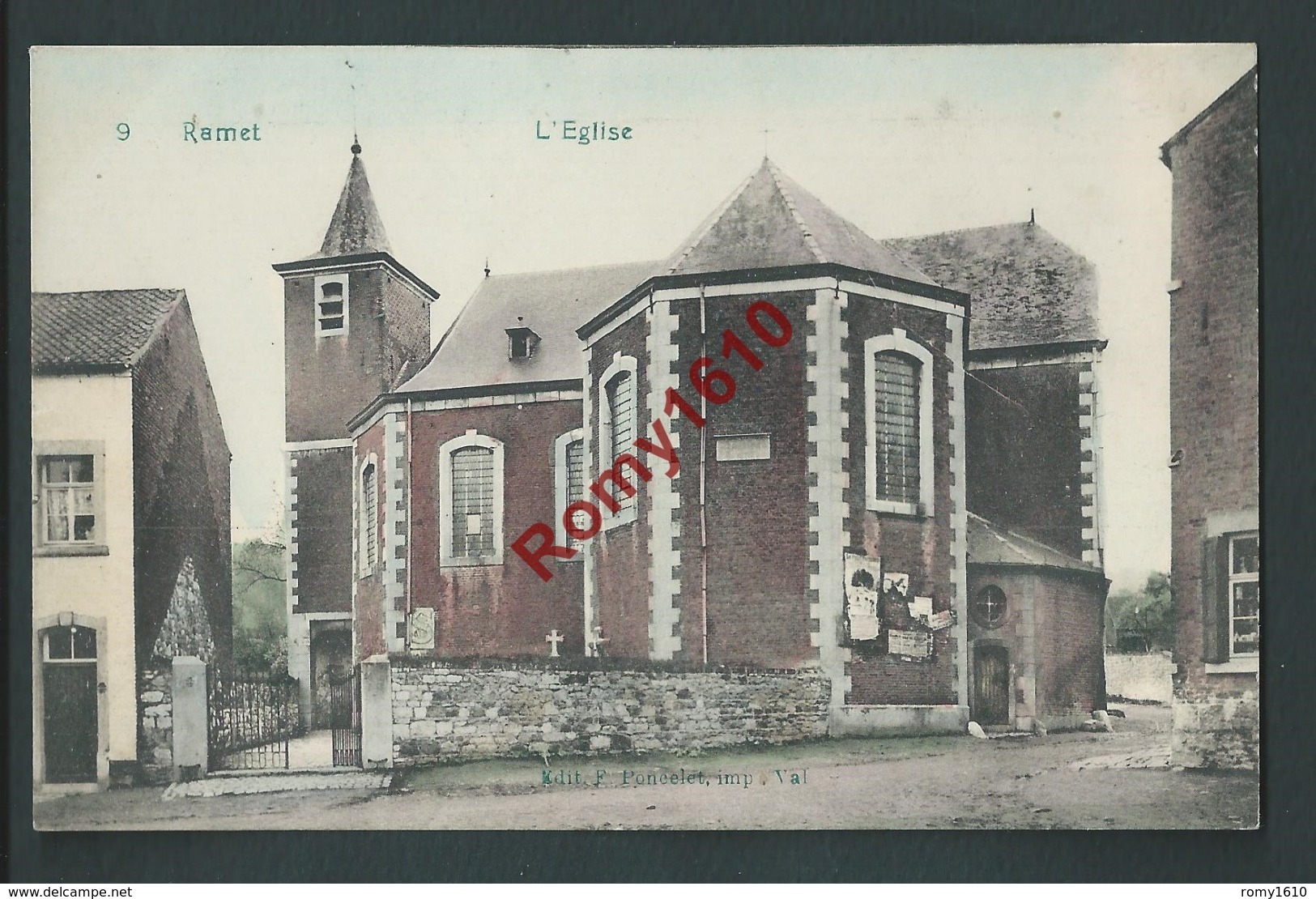 Ramet - ( Flemalle)   L'Eglise En Couleur. - Flémalle