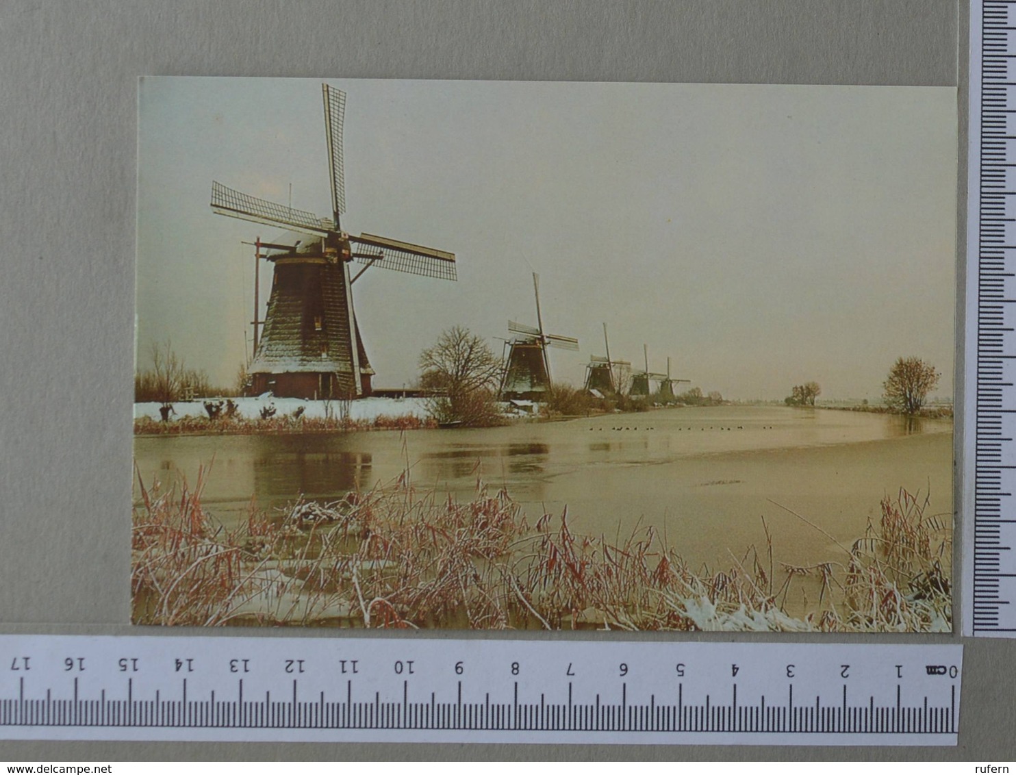 NETHERLANDS - POLDERMOLENS VAN HET -  KINDERDIJK -   2 SCANS    - (Nº30619) - Kinderdijk