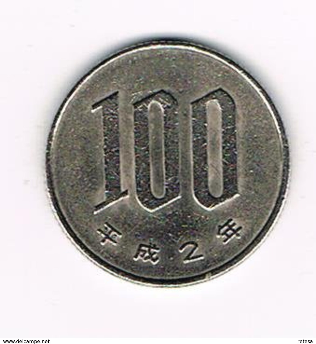 //  JAPAN  100 YEN 1990 ( 2 ) - Japon