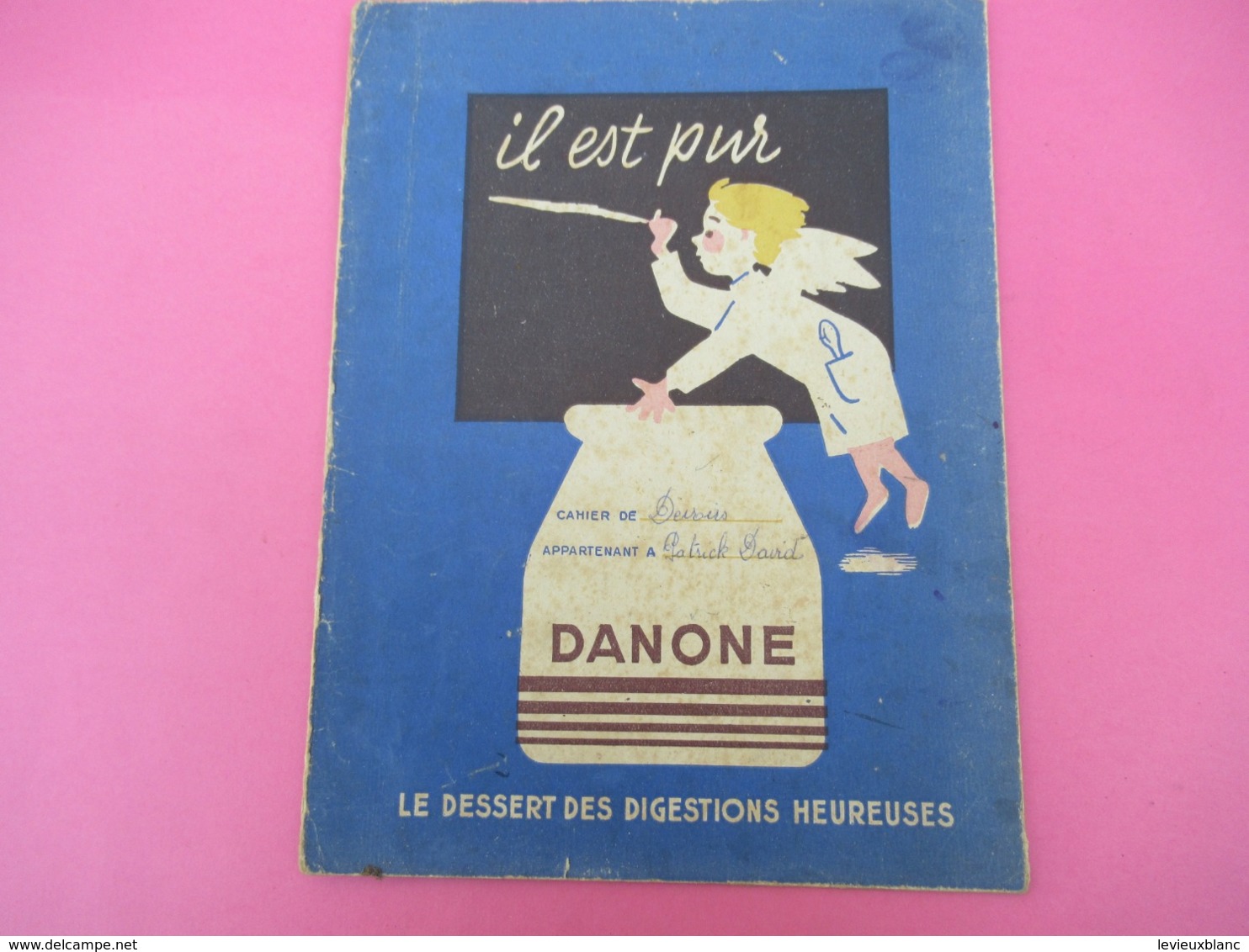 Protège-Cahier/Produits Laitiers/ DANONE/Le Dessert Des Digestions Heureusesr/Vers 1950  CAH218 - Lattiero-caseario