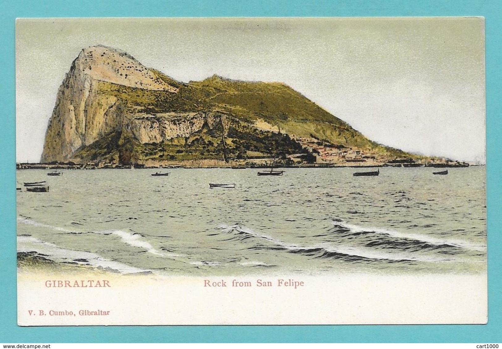 GIBRALTAR ROCK FROM SAN FELIPE - Gibilterra