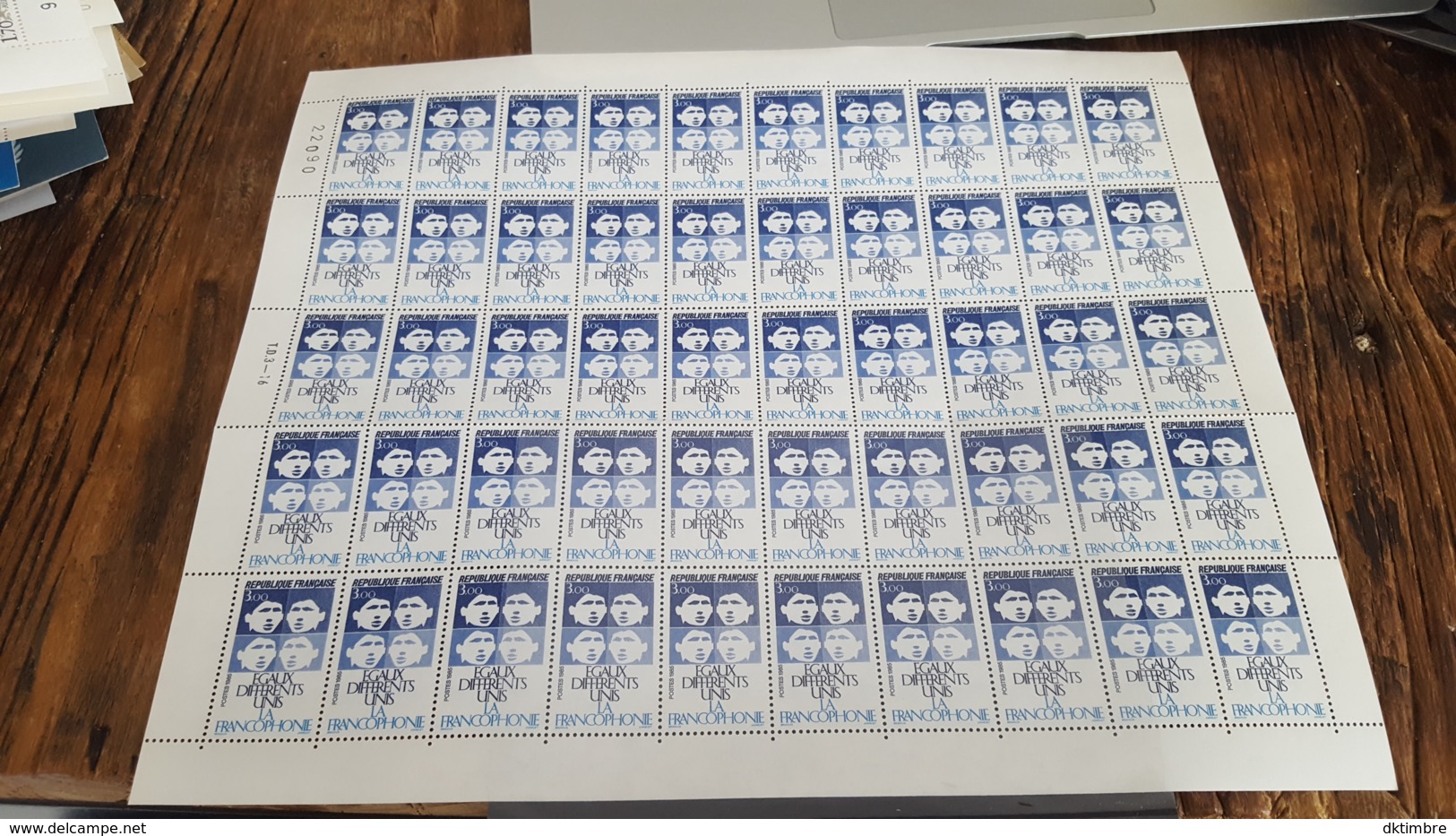 LOT 469877 TIMBRE DE FRANCE NEUF** LUXE FACIALE 23 EUROS FEUILLE - Feuilles Complètes