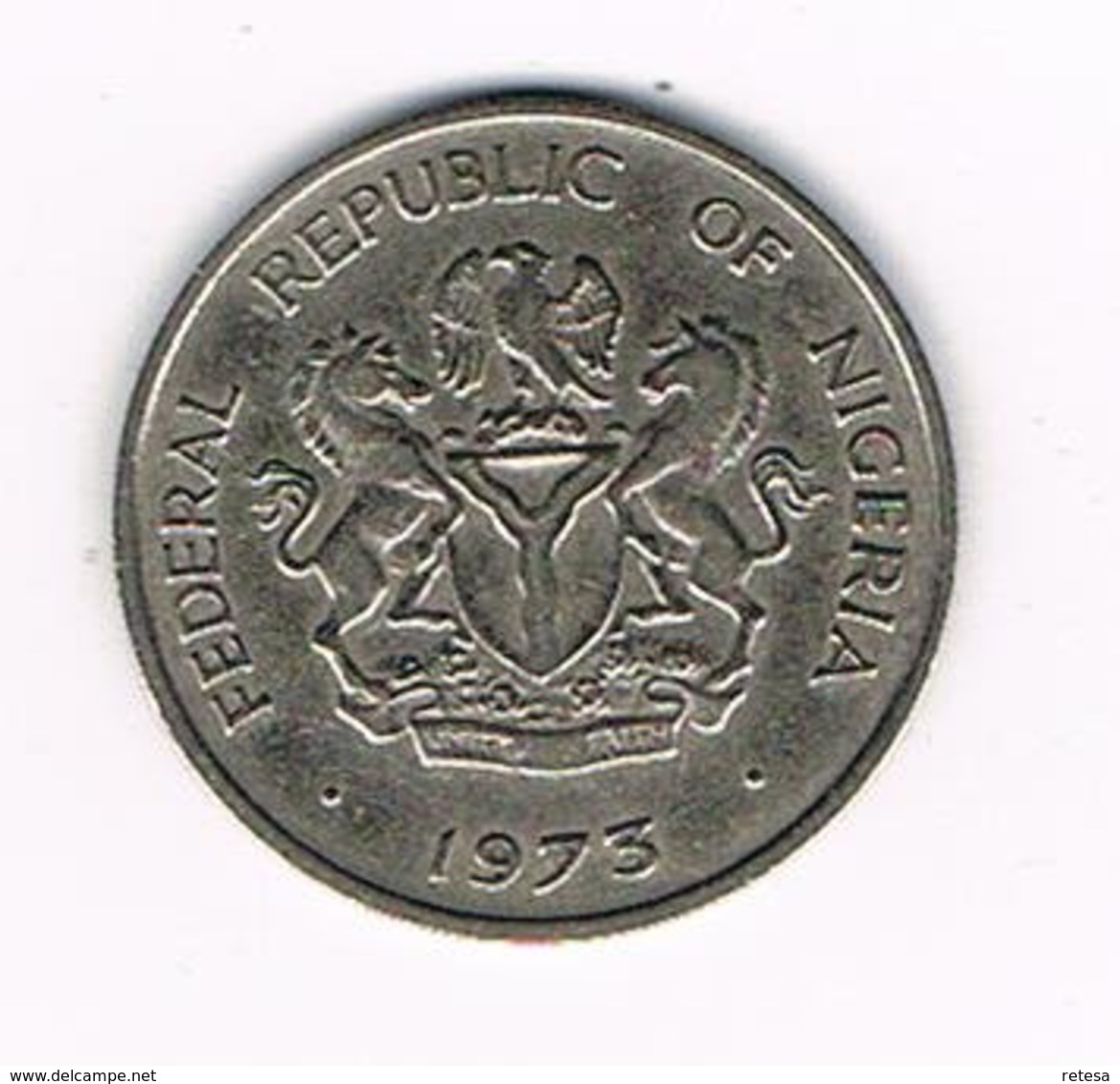 //  NIGERIA  10  KOBO  1973 - Nigeria