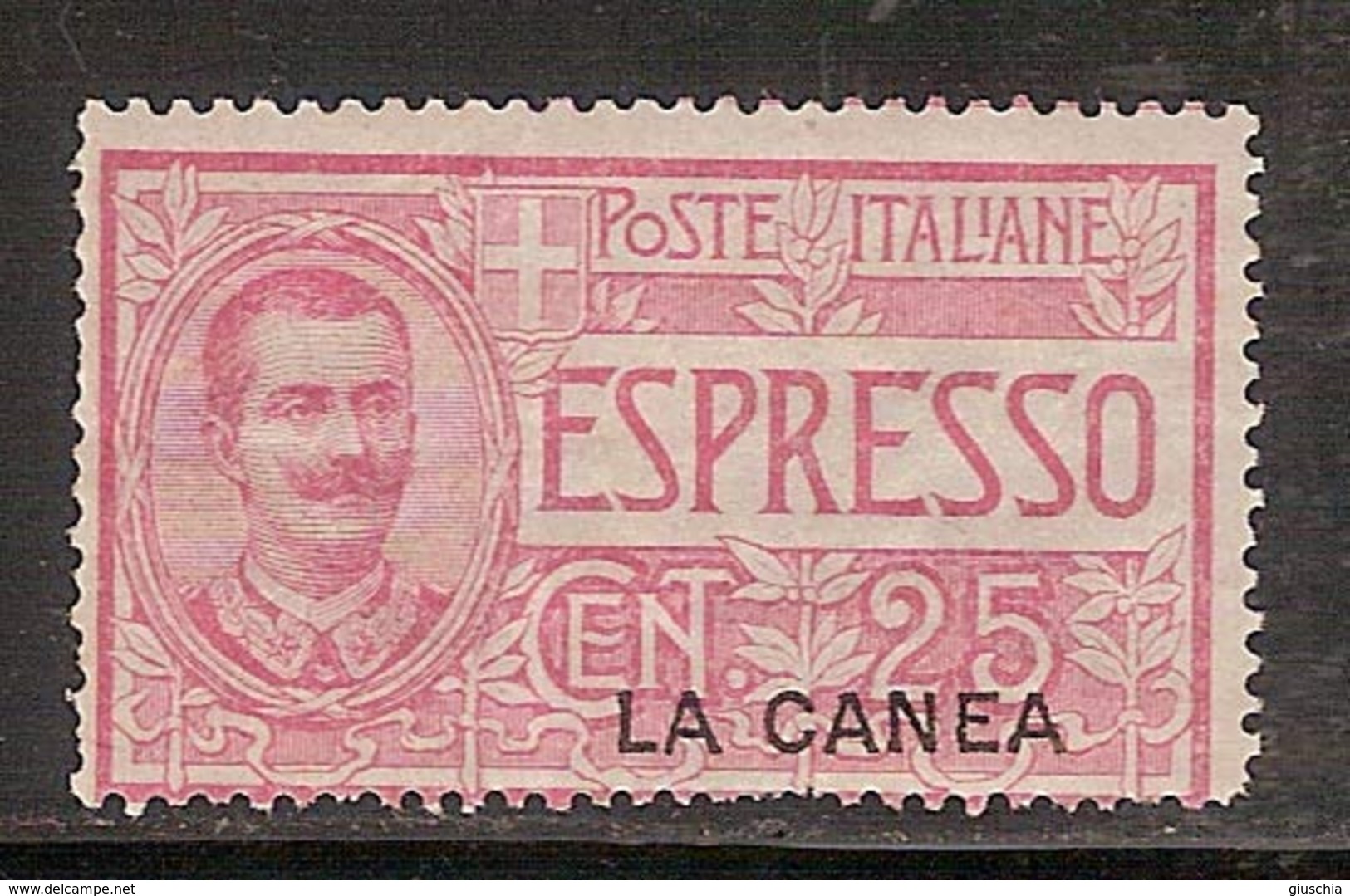 (Fb).Levante.La Canea.1906.Espresso.25c Rosa Nuovo Gomma Integra MNH (515-16) - La Canea