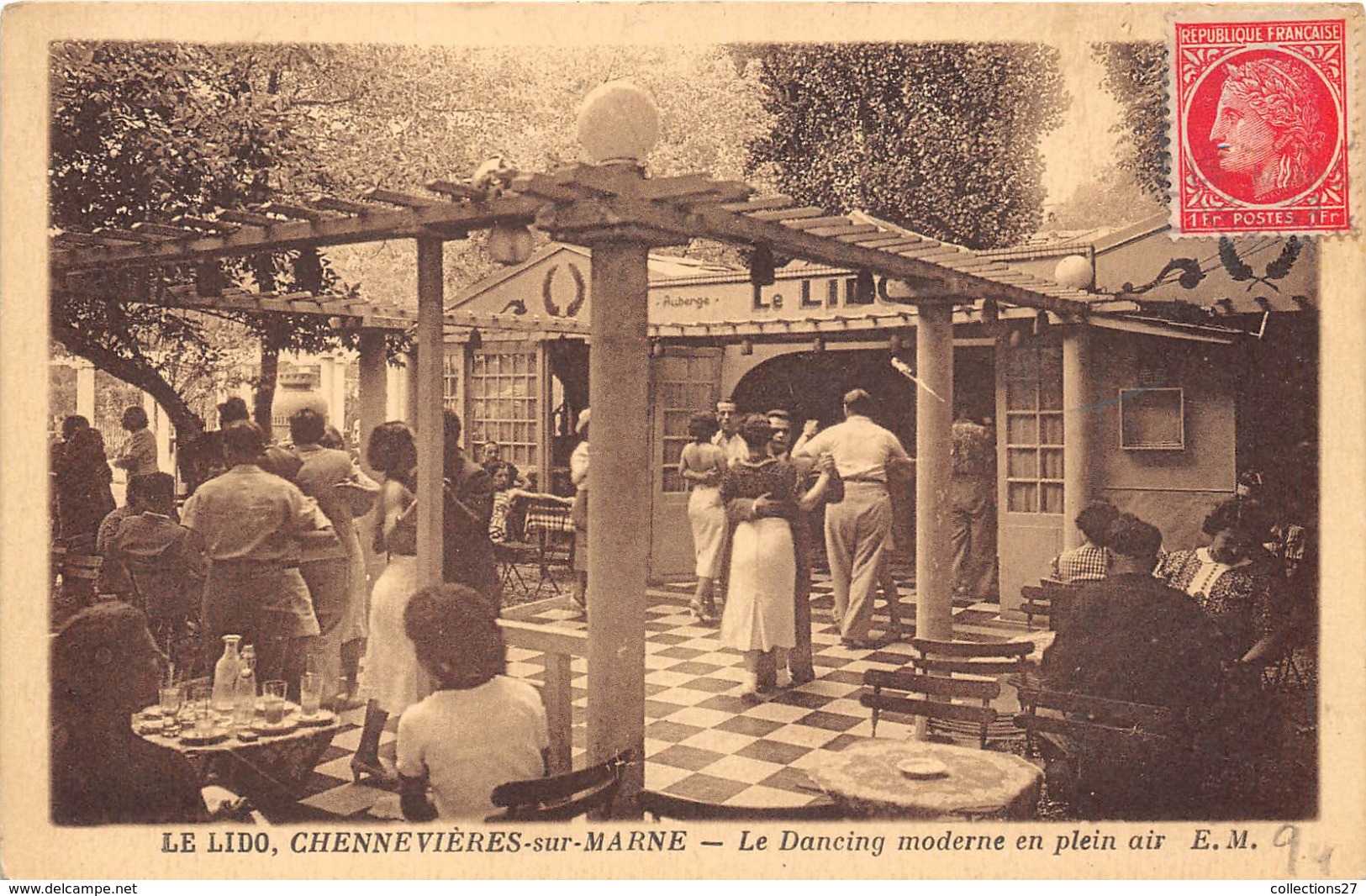 94-CHENNEVIERES-SUR-MARNE- LE LIDO, LE DANCING MODERNE EN PLEIN AIR - Chennevieres Sur Marne