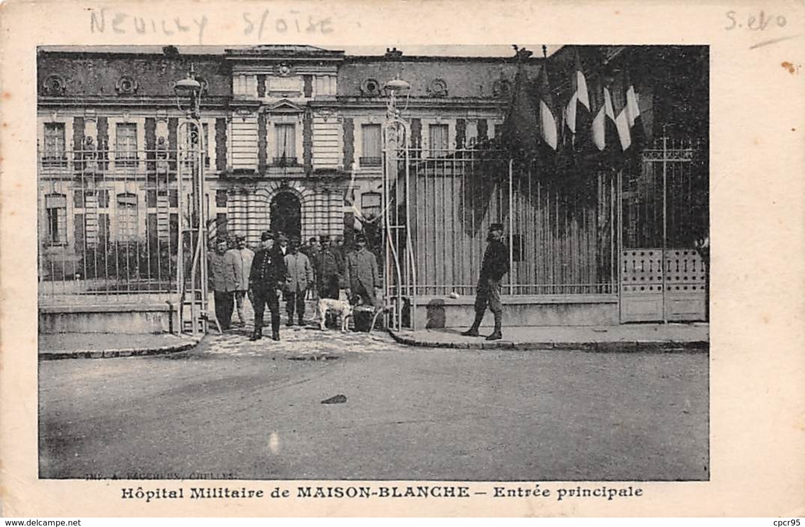 60 - N°150602 - Neuilly-sur-oise - Hôpital Militaire De Maison-blanche - Entrée Principale - Autres & Non Classés