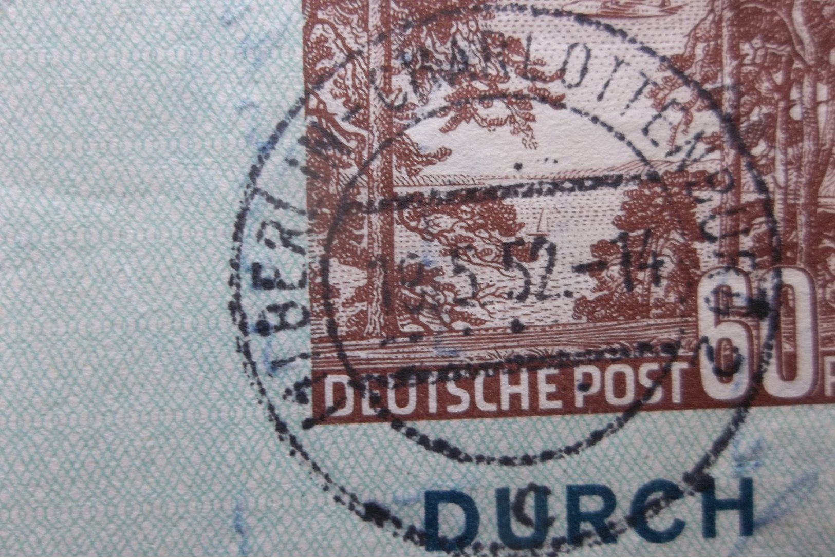 Deutsche Post: 1952 Luftpostbrief To USA (#US5) - Cartas & Documentos