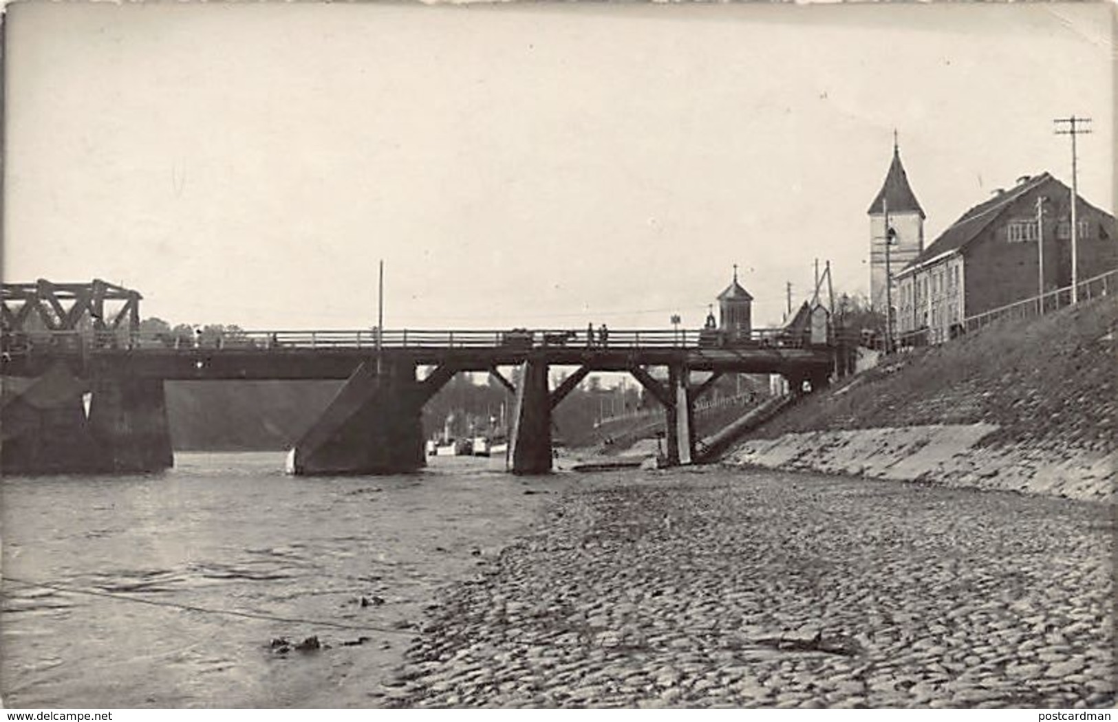 KAUNAS - Bridge By The River - REAL PHOTO. - Lithuania