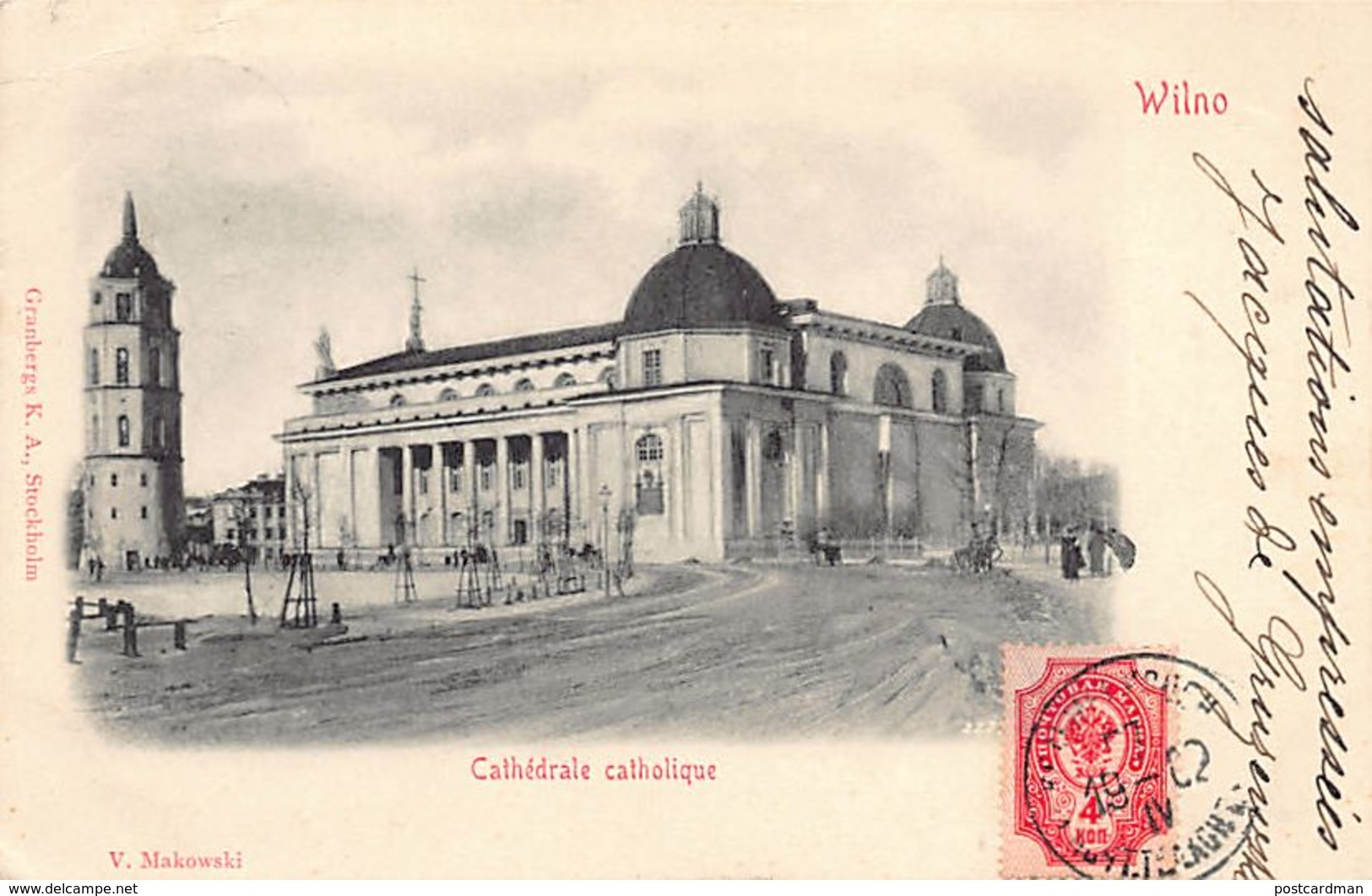 VILNIUS - Catholic Cathedral - Publ. V. Makowski - Granbergs - Lithuania