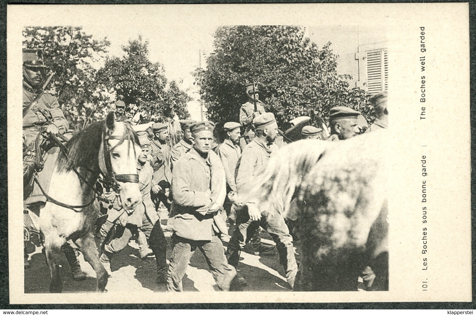Guerre 1914.1918 Prisonniers Boches Sous Bonne Garde  Photo Canaple Remiremont Vosges - Remiremont