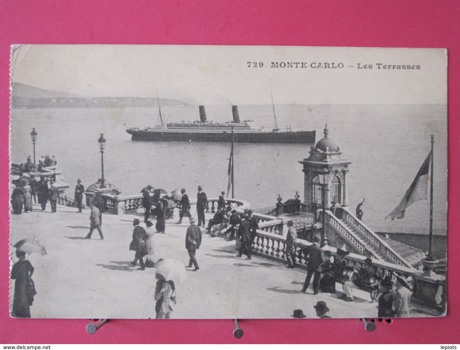 Visuel Pas Très Courant - Monaco - Monte Carlo - Les Terrasses - 1914 - Scans Recto Verso - Le Terrazze