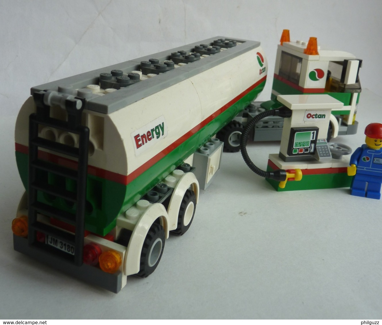 FIGURINE LEGO CITY 3180 CAMION SEMI REMORQUE CITERNE Légo - Lego System