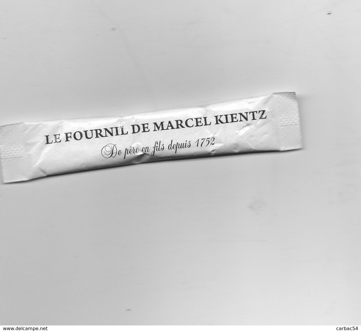 Sucre    Le Fournil De Marcel Kientz  Alsace - Sucres