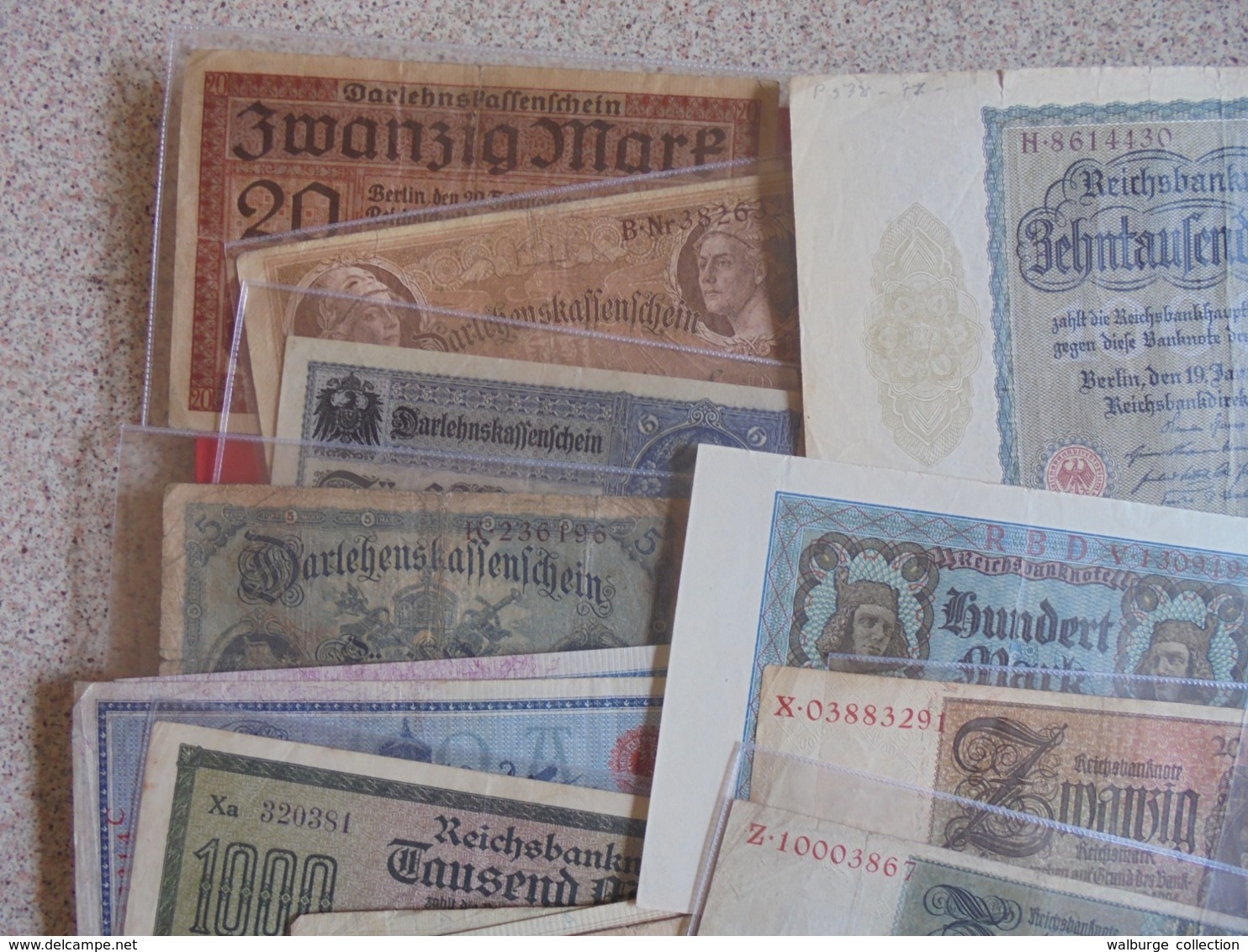 ALLEMAGNE LOT DE 50 BILLETS (B.7) - Kilowaar - Bankbiljetten