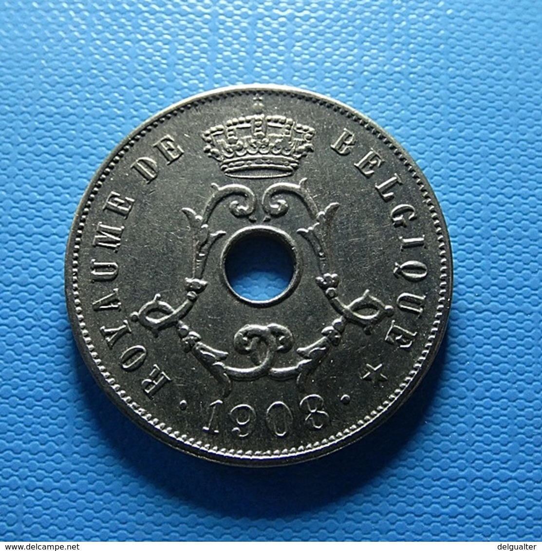 Belgium 25 Centimes 1908 - 25 Centimes