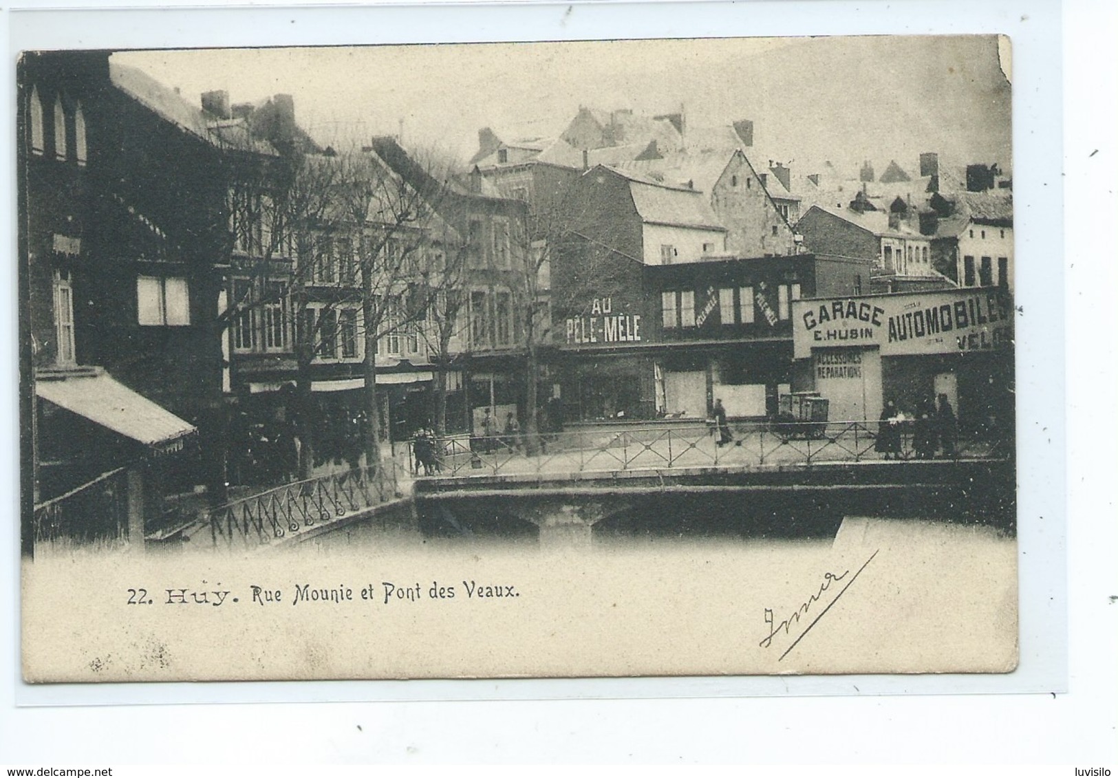 Huy Rue Mounie Et Pont Des Veaux - Huy