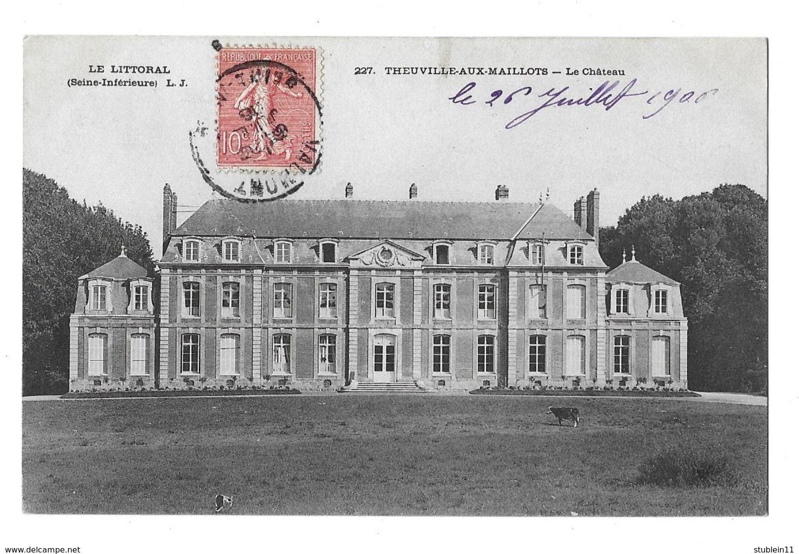 Theuville-aux-Maillots  (Seine-Maritime)  Le Château - Andere & Zonder Classificatie