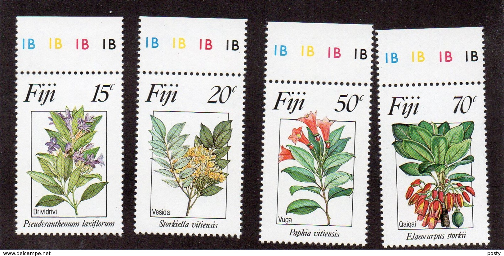 FIDJI - FIJI - 1984 - FLEURS - FLOWERS - - Fidji (1970-...)