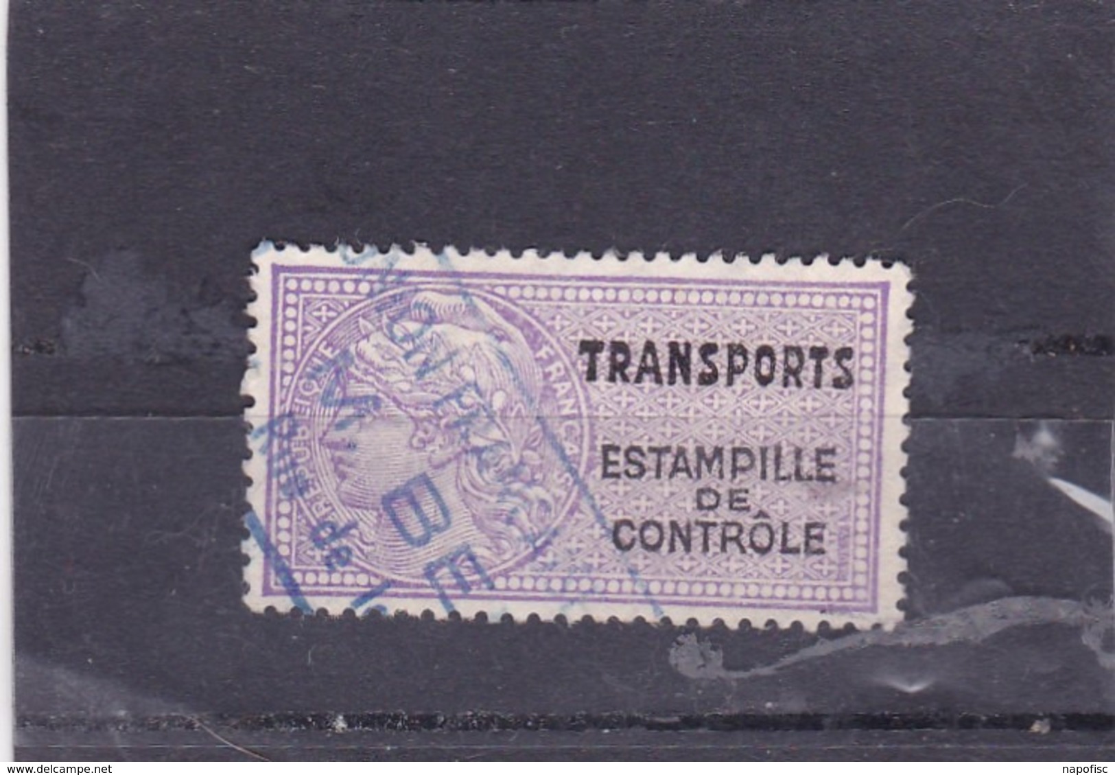 T.F. Transports Estampille De Contrôle N°9A - Other & Unclassified