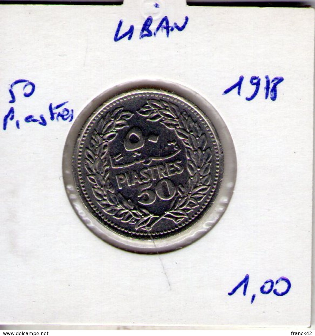 Liban. 50 Piastres 1978 - Liban