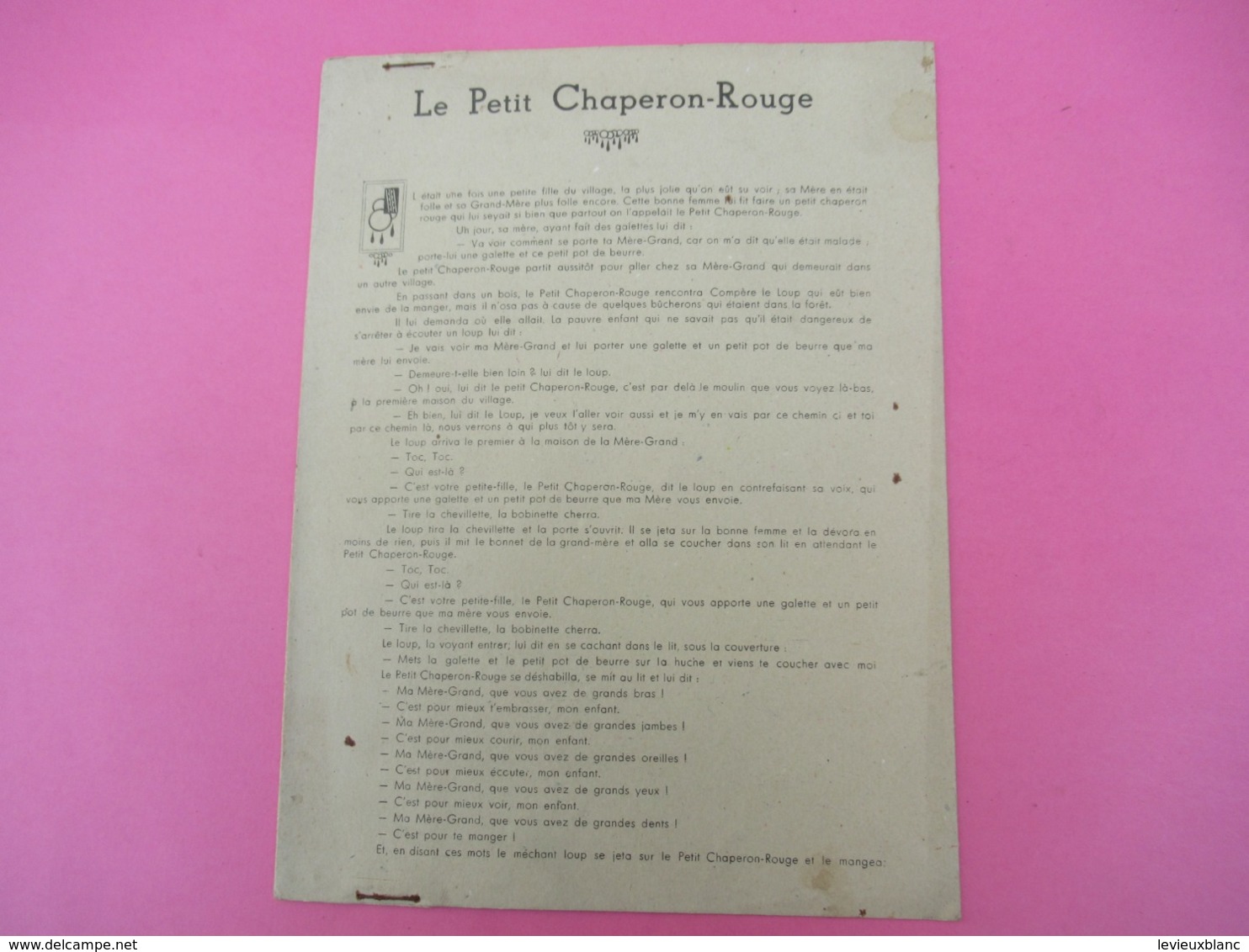 Protège-Cahier/Chaussures/ Le Petit Chaperon Rouge/ BRUMENT /  Rue Thiers BERNAY/ Eure /Vers 1930-1950  CAH223 - Scarpe