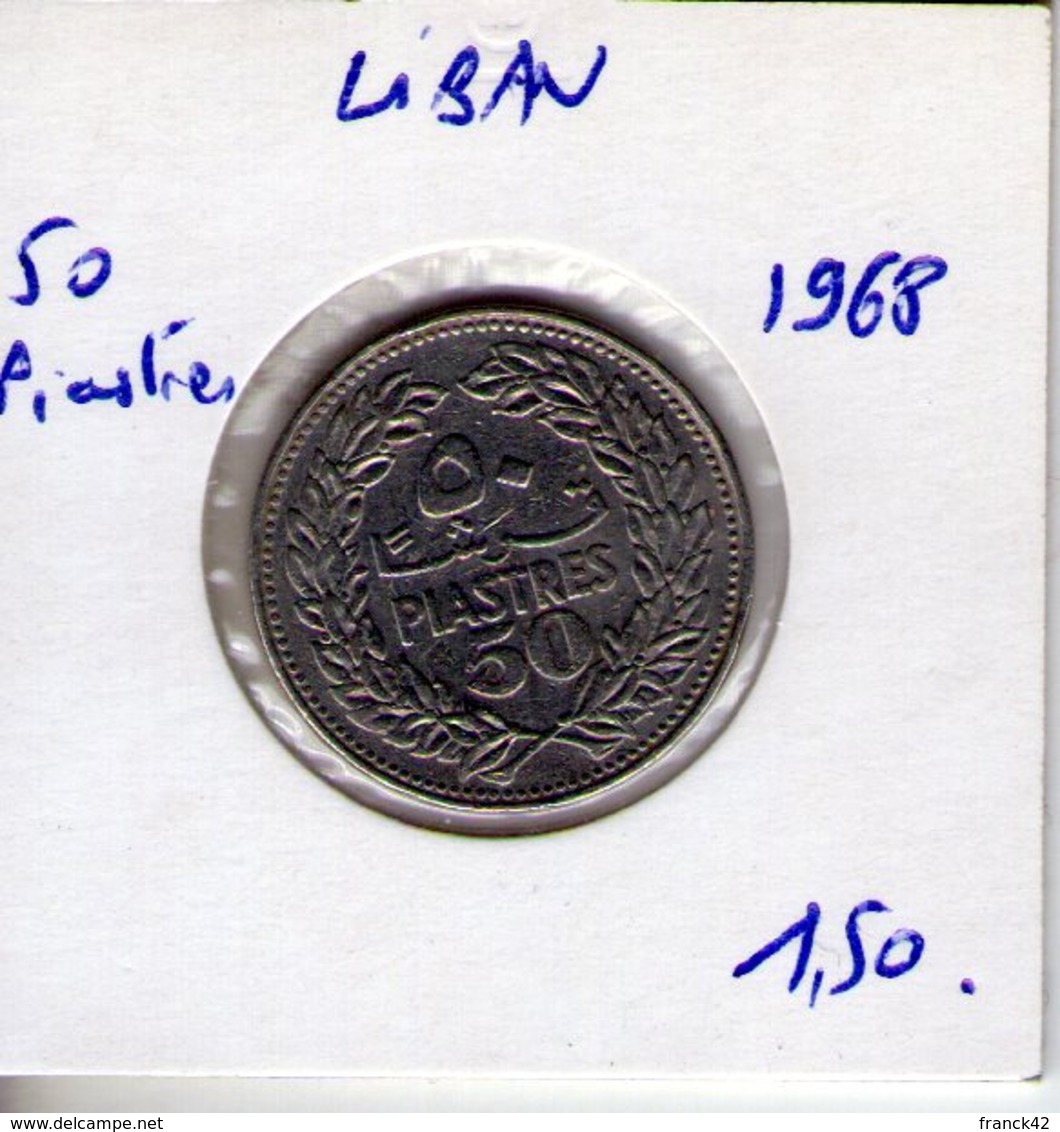 Liban. 50 Piastres 1968 - Libanon