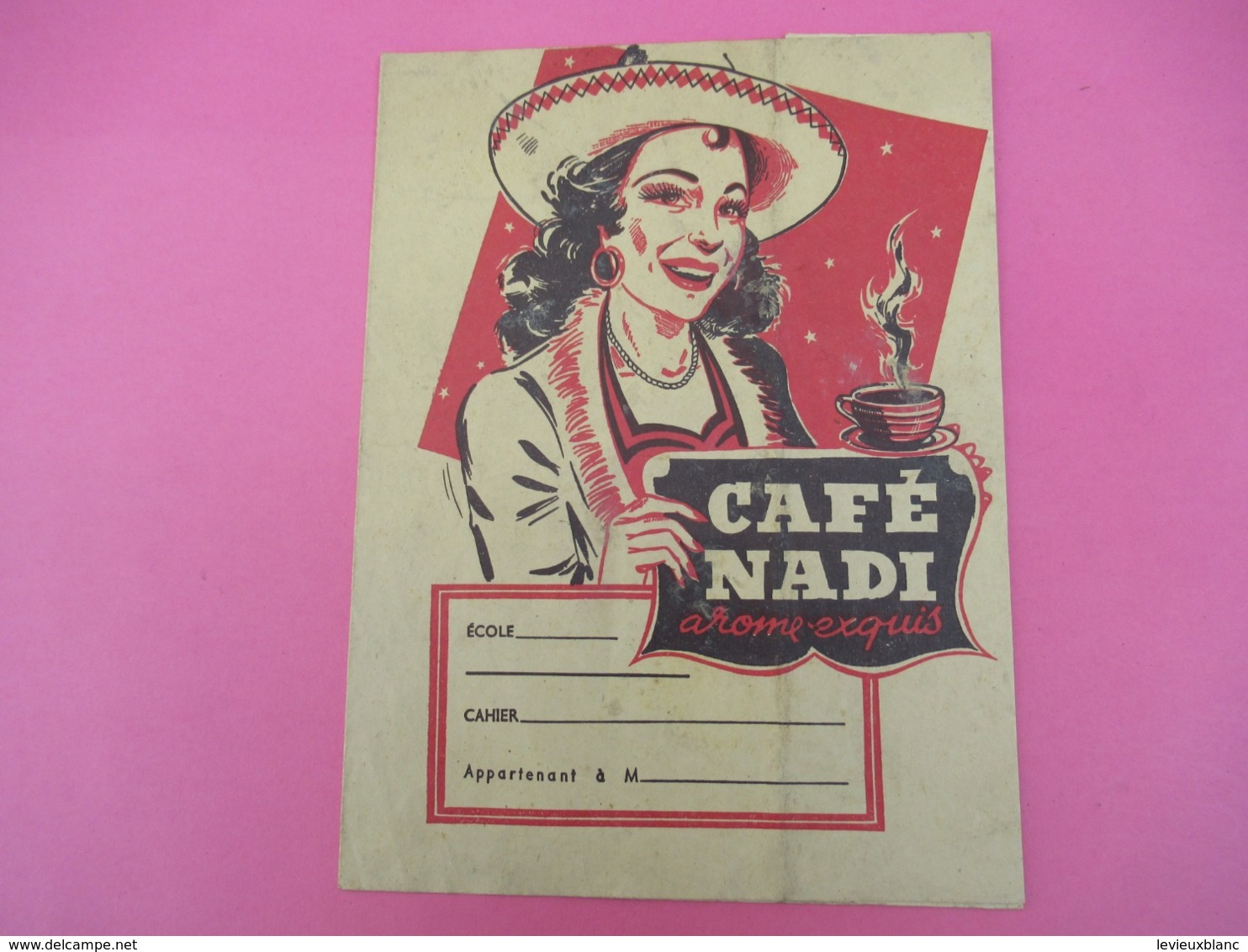 Protège-Cahier/Café/ Café NADI Arôme Exquis/ Le Cirque Nadi  /Vers 1950  CAH224 - Café & Té