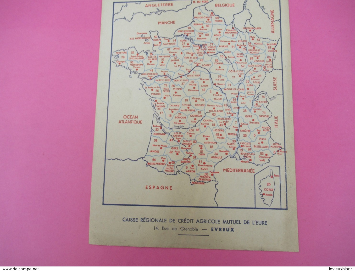 Protège-Cahier/Banque/CAM/Crédit Agricole-Mutuel De L'Eure/EVREUX/Une Ferme Heureuse/EFGE Valenciennes /Vers 1950 CAH225 - Banque & Assurance