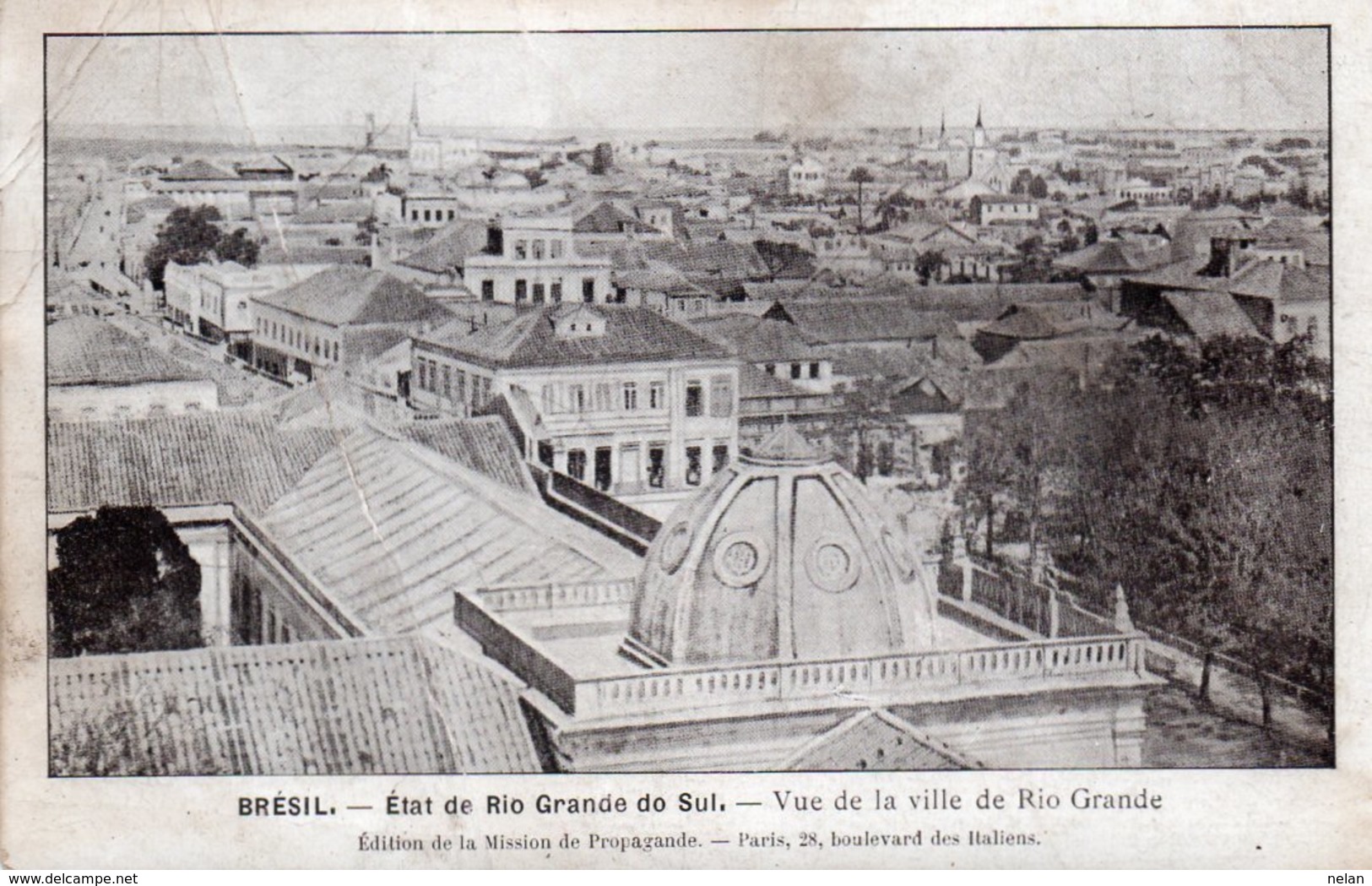 BRASIL-ETAT DE RIO GRANDE DO SUL -VIAGGIATA 1909 - Porto Alegre