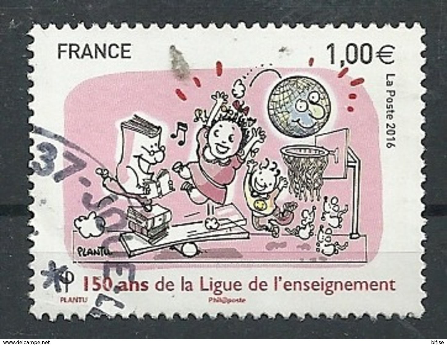 FRANCIA 2016 - 150 Ans De La Ligue De L·enseignement - Cachet Rond - Oblitérés