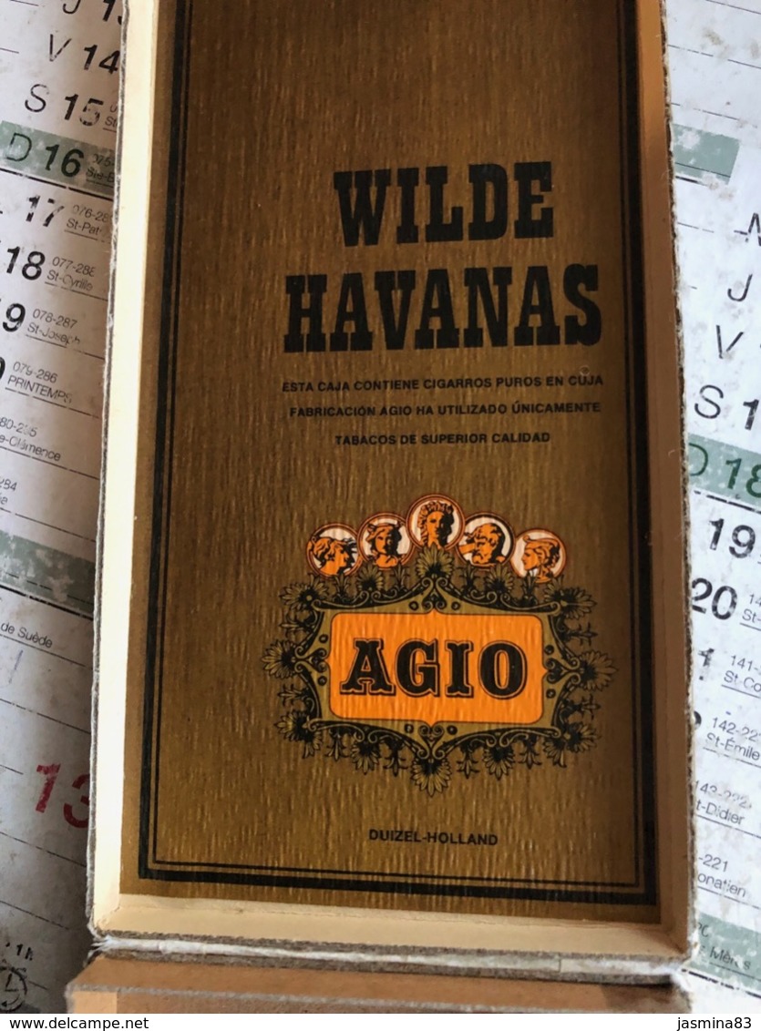 Boîte De Cigare Wilde Havanas AGIO (boite En Carton) - Boites à Tabac Vides