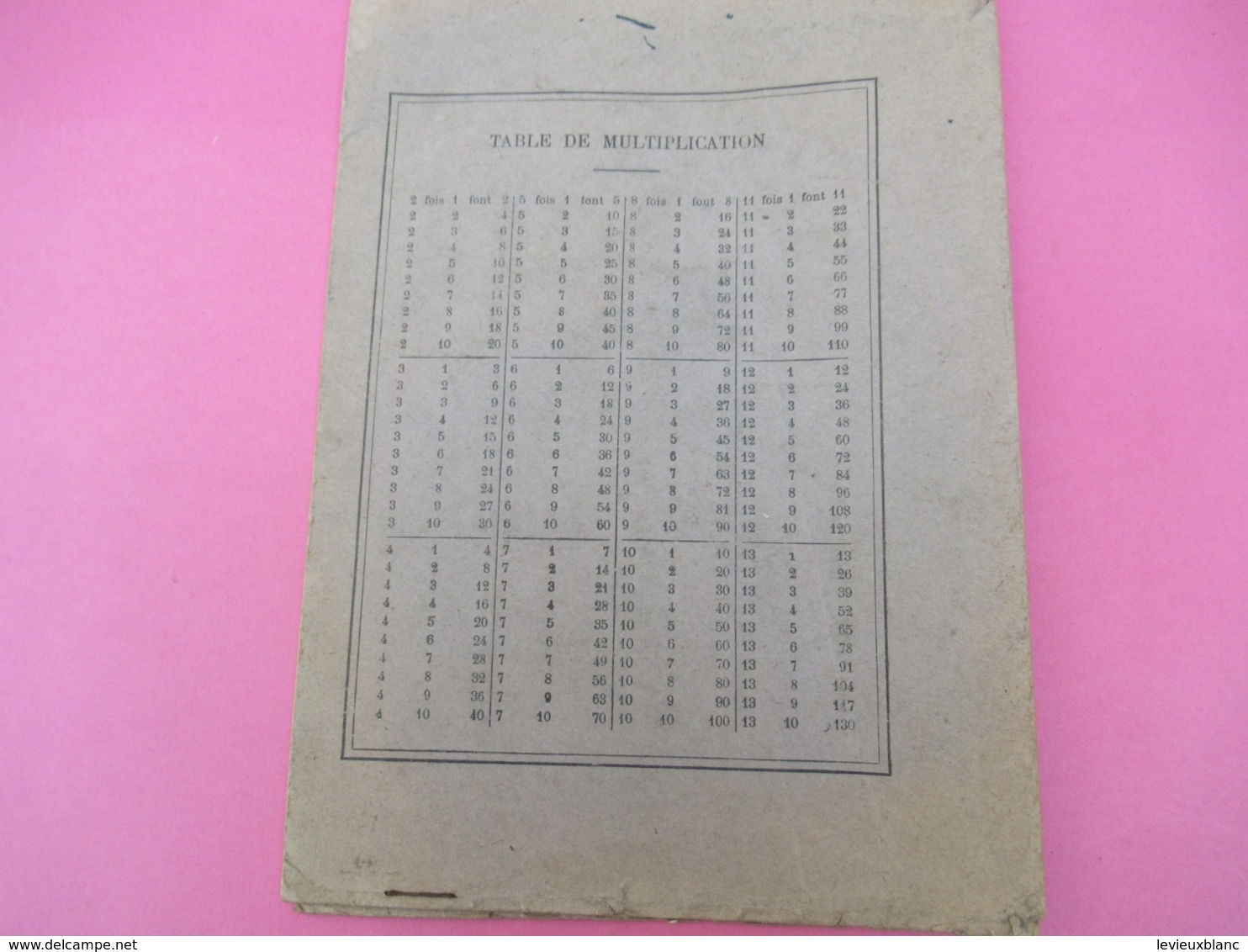 Protège-Cahier/appartenant  à Pierre Lecoeur/Année Scolaire 1921-1922            CAH228 - Other & Unclassified