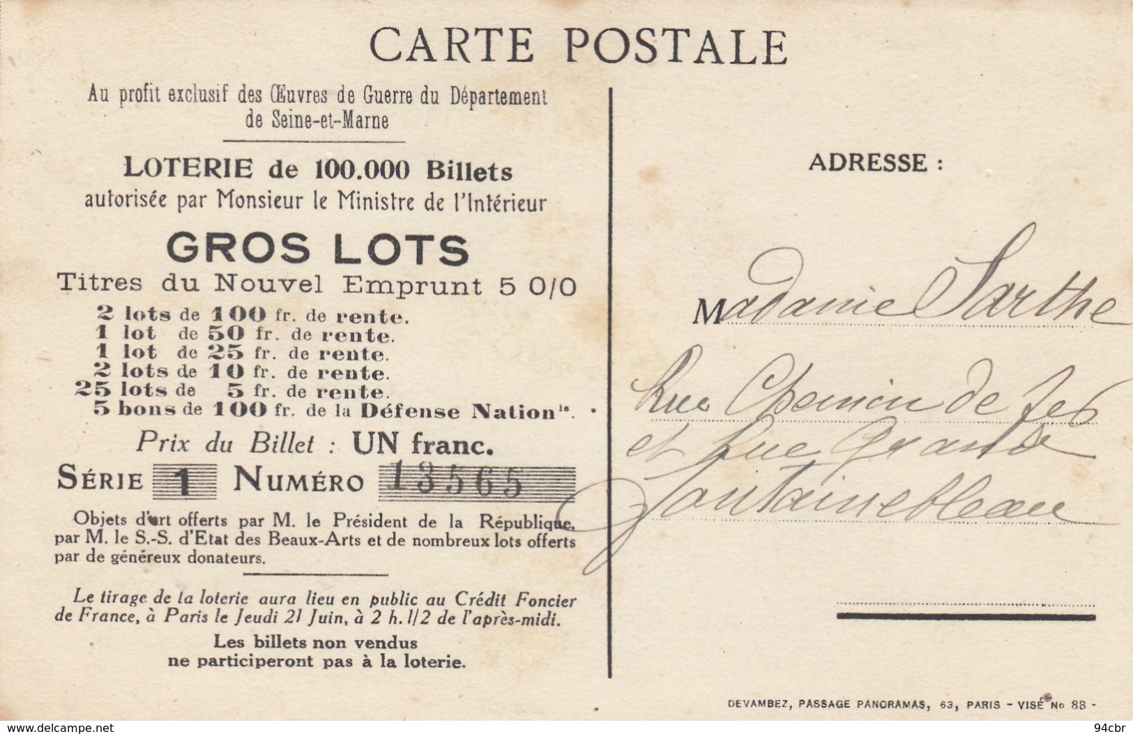 CPA (illustrateur)   Vive La Nation (willette 1918) ( B.bur Illust) Au Profit Des Oeuvres De Guerre De Seine Et Marne - Wilette
