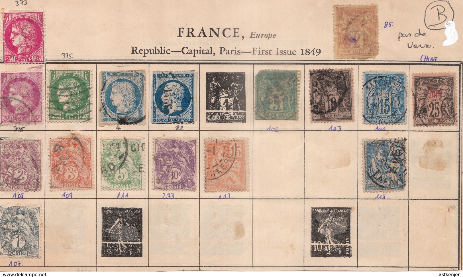 Lot De Timbres De FRANCE- Oblitérés - AFFAIRE A SAISIR....... - Other & Unclassified