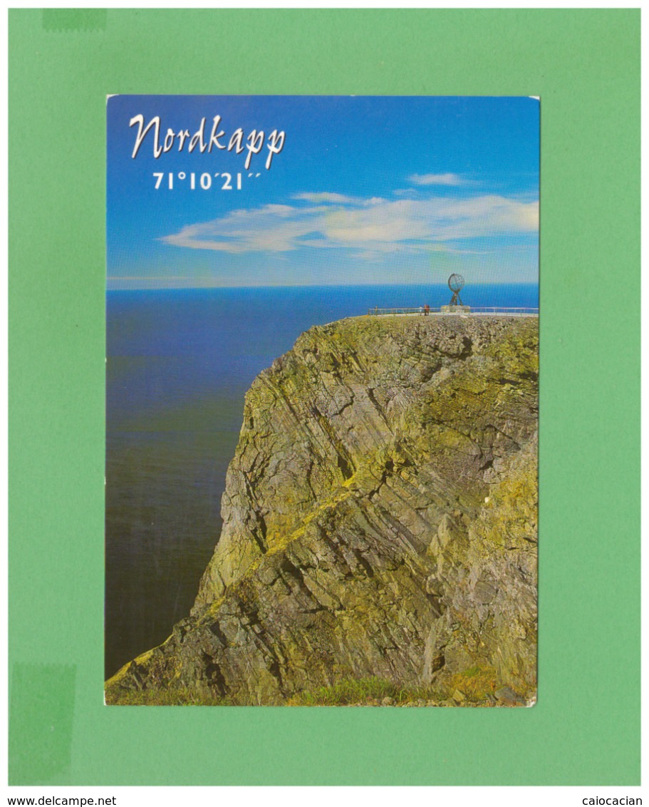 2004 FINLAND NORDKAPP POSTCARD WITH 1 STAMP TO ITALY - Briefe U. Dokumente