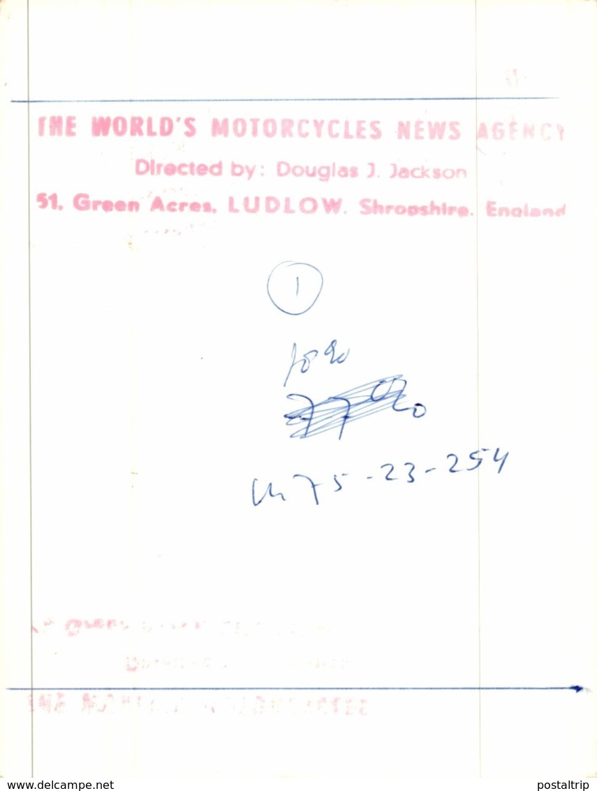 JAWA   16*12 Cm Moto MOTOCROSS MOTORCYCLE Douglas J Jackson Archive Of Motorcycles - Coches