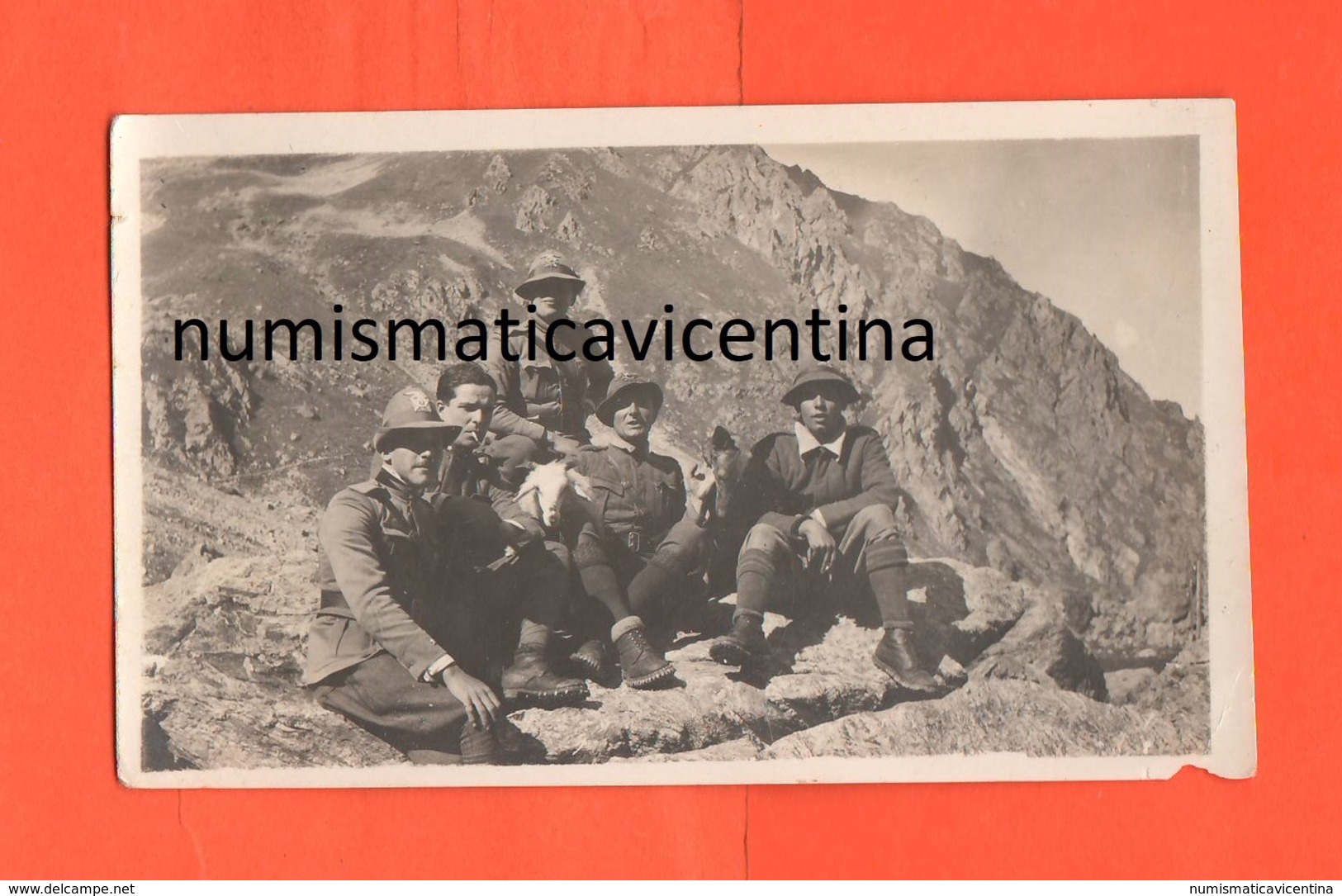 Alpini Regio Esercito Bayet France Gruppo In Posa 1924 - Guerra, Militari