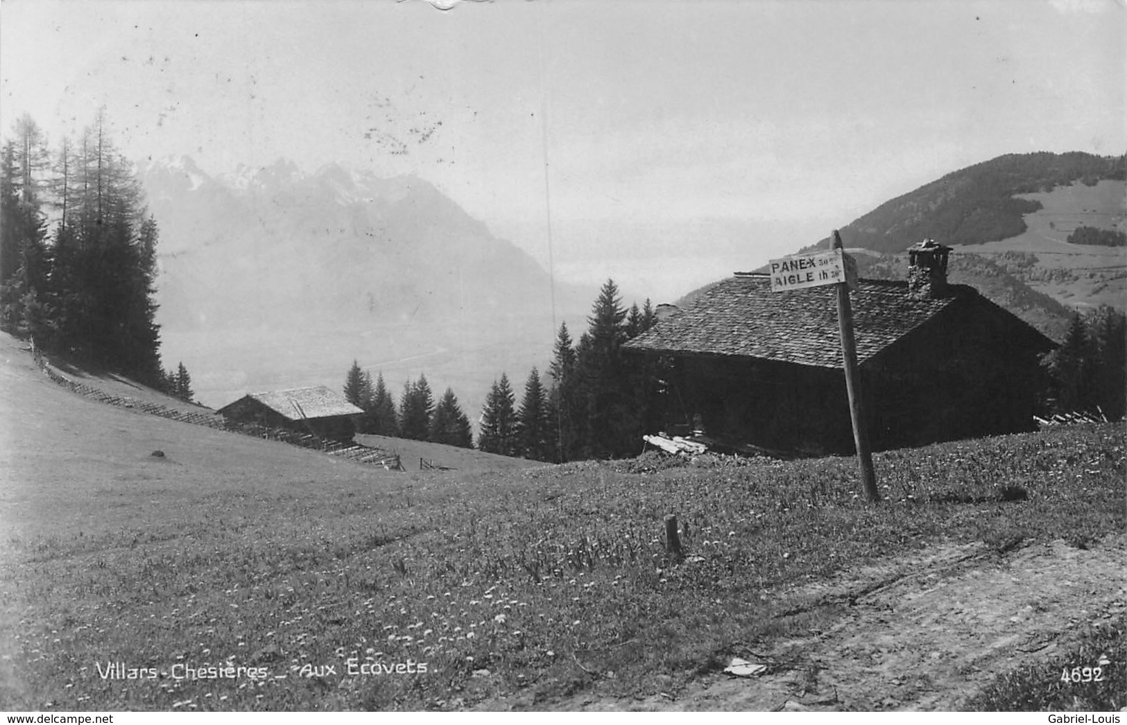 Villars-Chesières- Aux Ecovets - Indication - Panex - Aigle 1h30 - Aigle