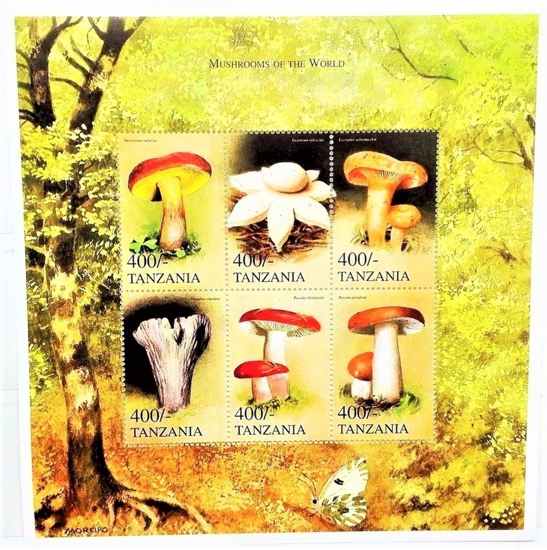 Tanzania 1999**Mi.3791-96 Mushrooms , MNH [4;45] - Pilze