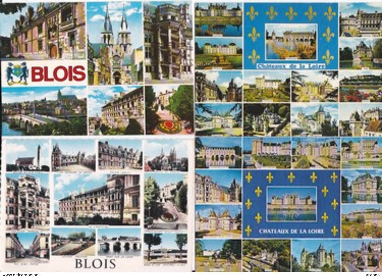 France -- Départements différents (03) -- Multivues -- Lot de 80 cartes