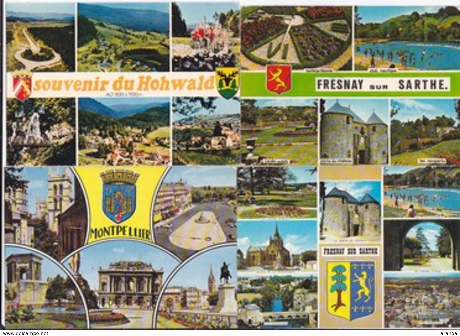 France -- Départements différents (04) -- Multivues -- Lot de 84 cartes