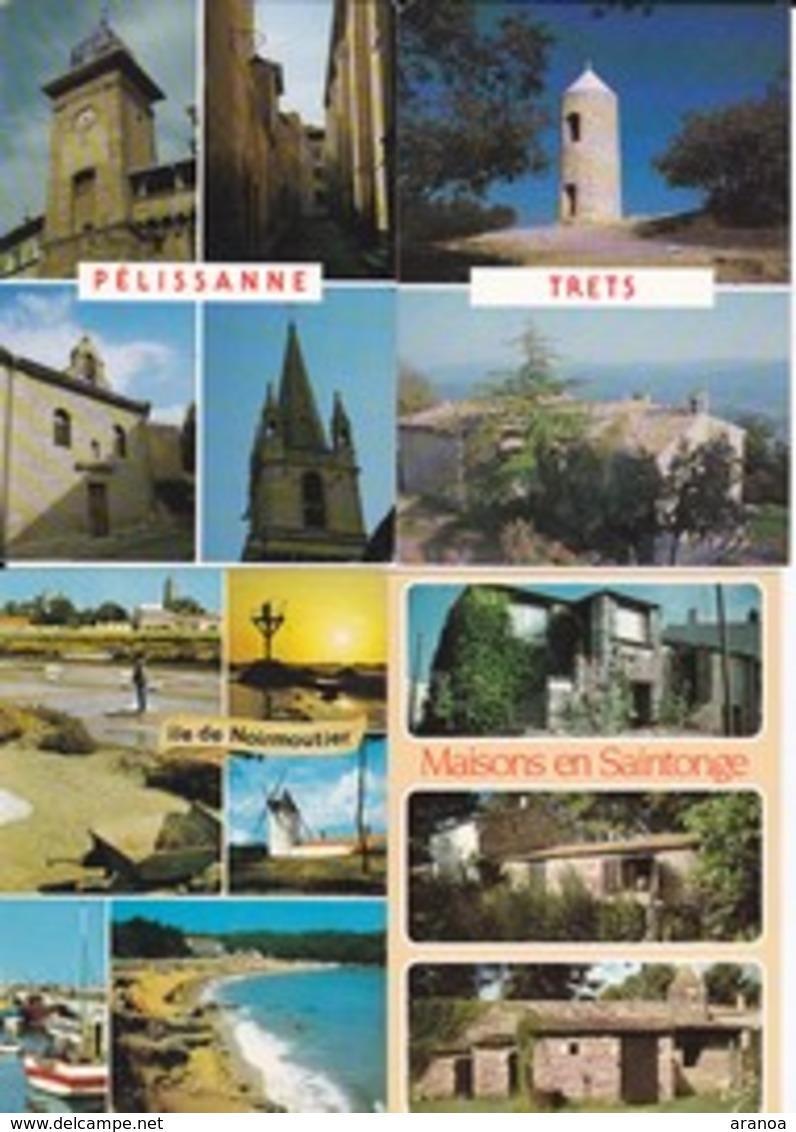 France -- Départements différents (04) -- Multivues -- Lot de 84 cartes