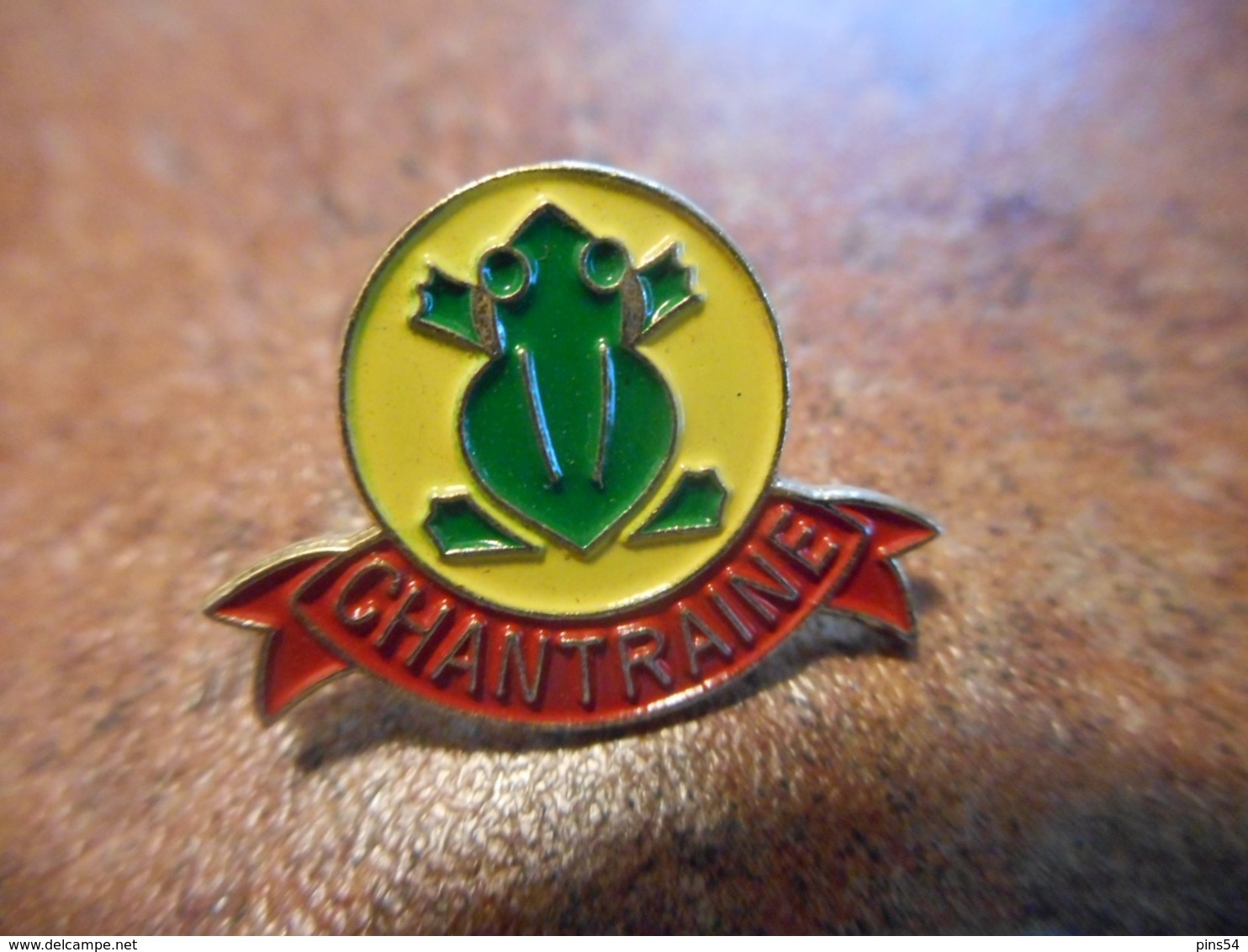 A038 -- Pin's Chantraine Grenouille -- Exclusif Sur Delcampe - Villes