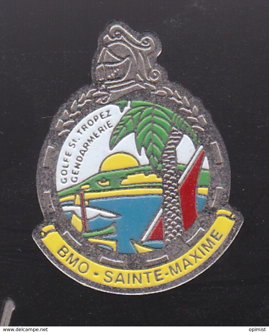 59714- Pin's.gendarmerie Saint Tropez.BMO Sainte Maxime.... - Police